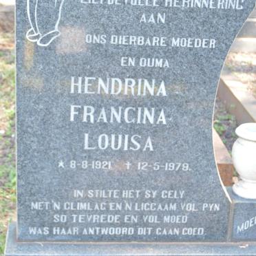 BATT Hendrina Francina Louisa 1921-1979