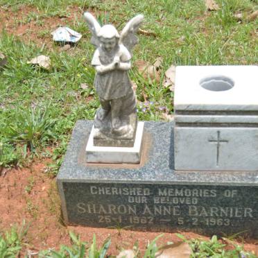 BARNIER Sharon Anne 1962-1963