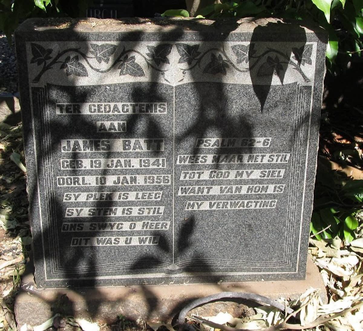 BATT James 1941-1956