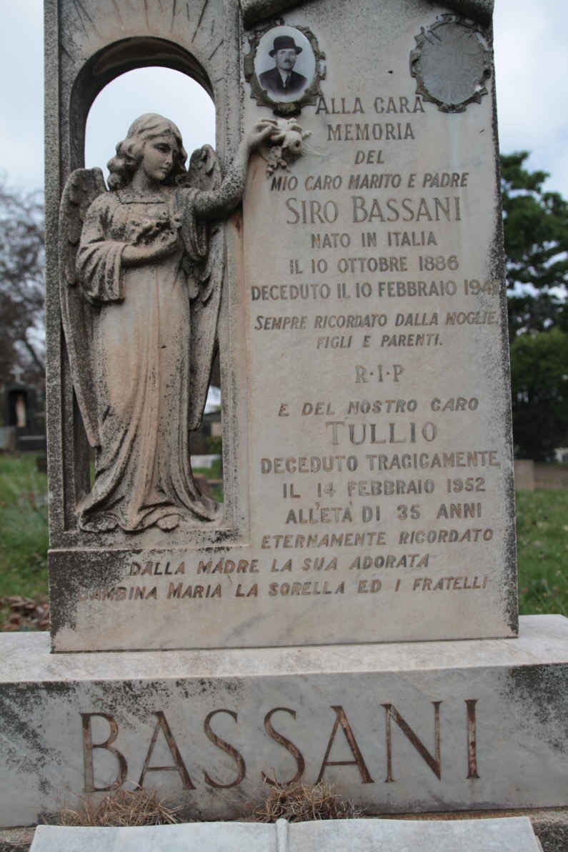 BASSANI Siro 1886-1947 &amp; Margherita 1891-1973 :: BASSANI Tullio -1952