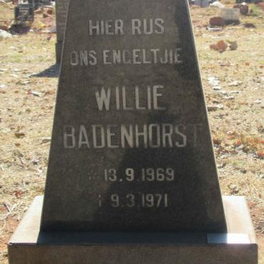 BADENHORST Willie 1969-1971