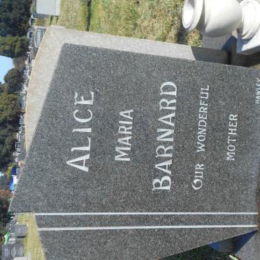 BARNARD Alice Maria