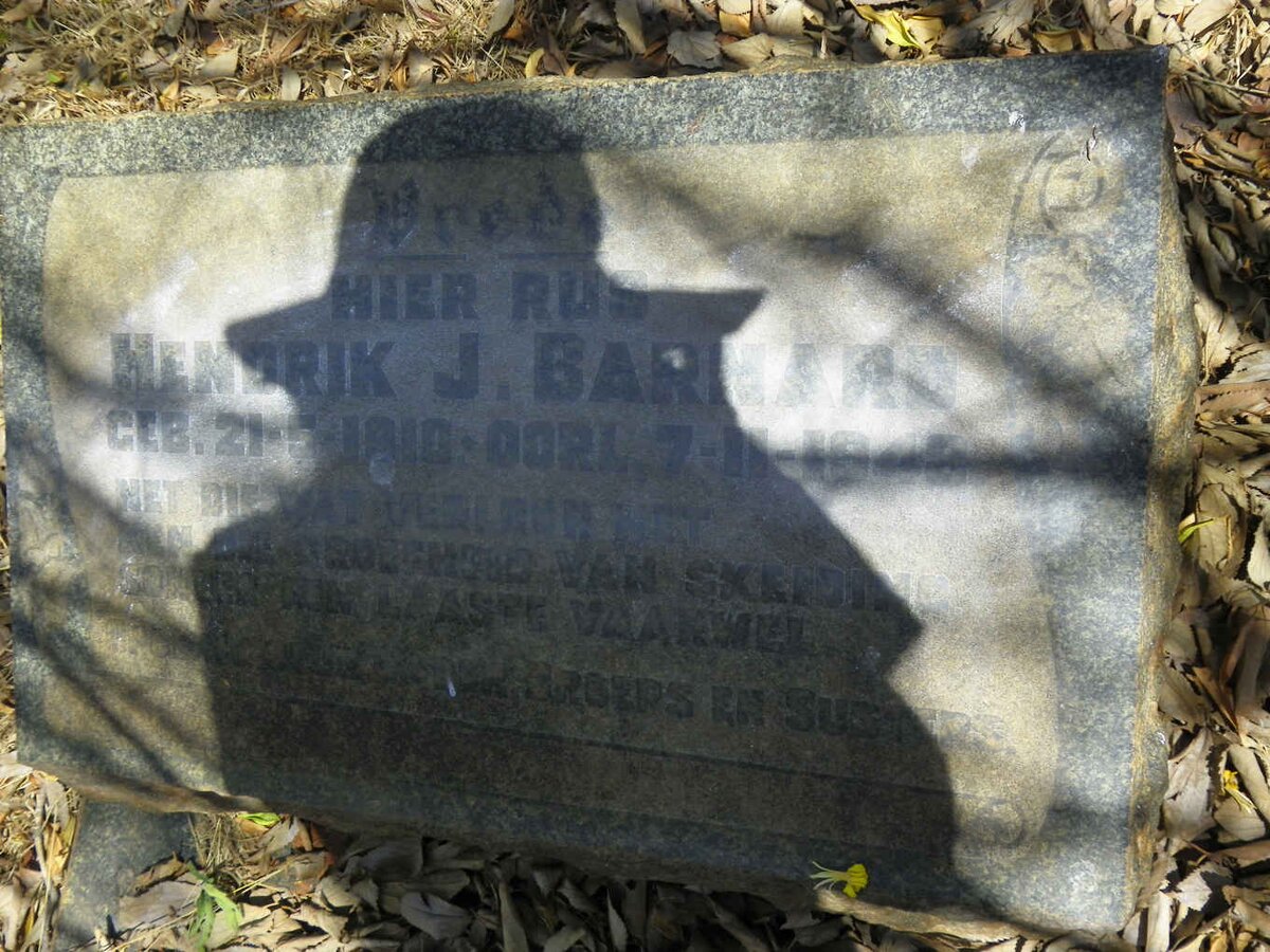 BARNARD Hendrik J. 1910-1948