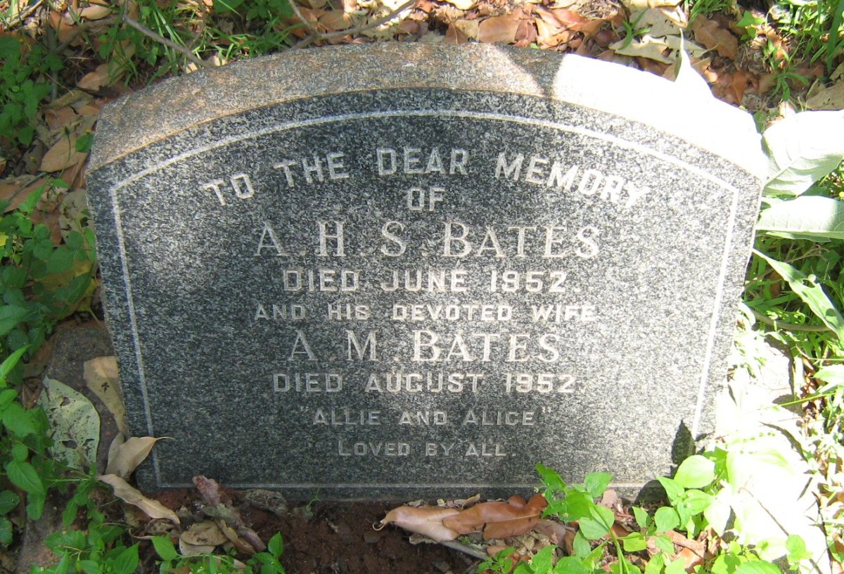 BATES A.H.S. -1952 &amp; A.M. -1952