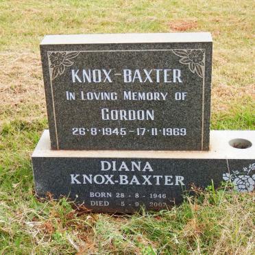BAXTER Gordon, KNOX 1945-1969 &amp; Diana 1946-2007