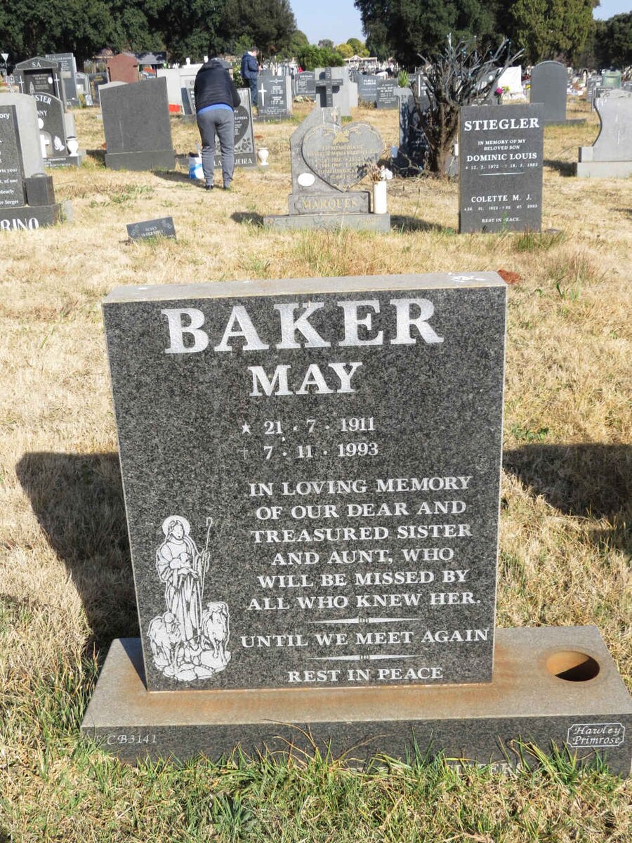 BAKER May 1911-1993