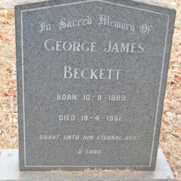 BECKETT George James 1889-1961
