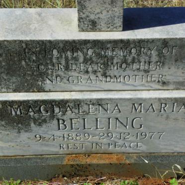 BELLING Magdalena Maria 1889-1977