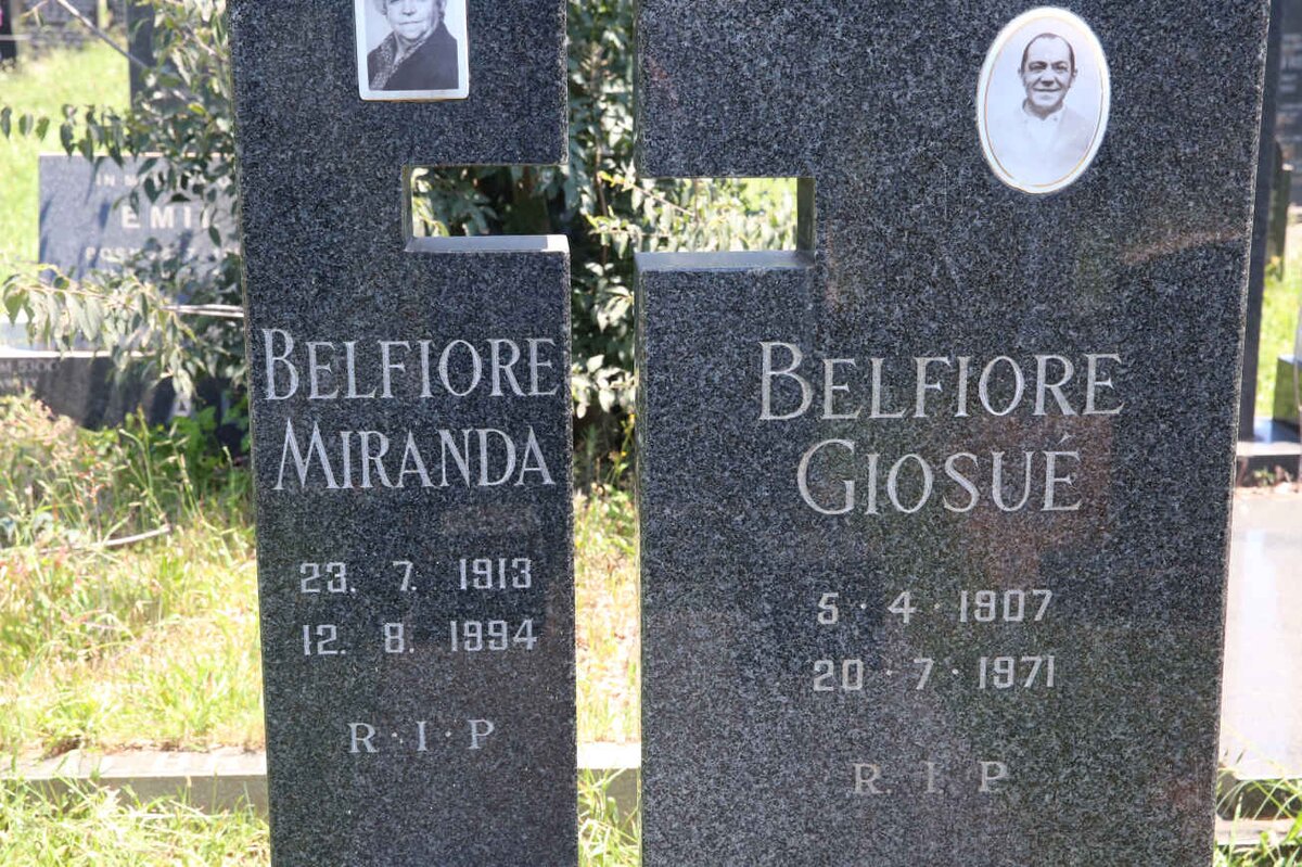 BELFIORE Giosué 1907-1971 &amp; Miranda 1913-1994