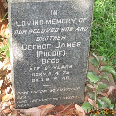 BEGG George James 1939-1948