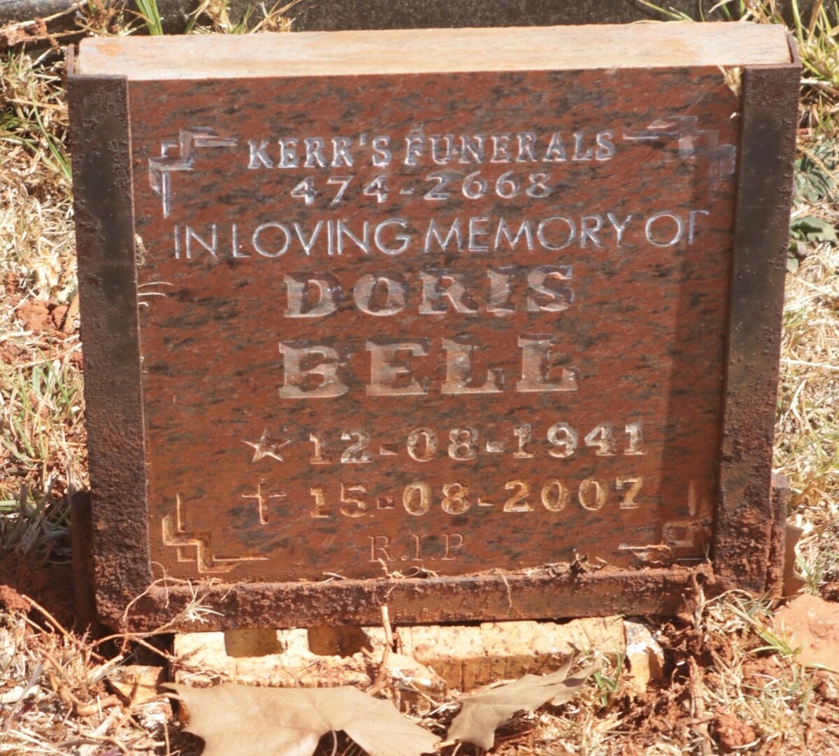 BELL Doris 1941-2007