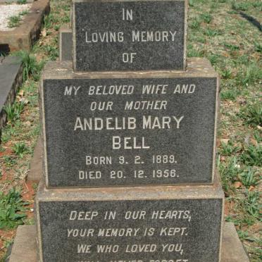 BELL Andelib Mary 1889-1956