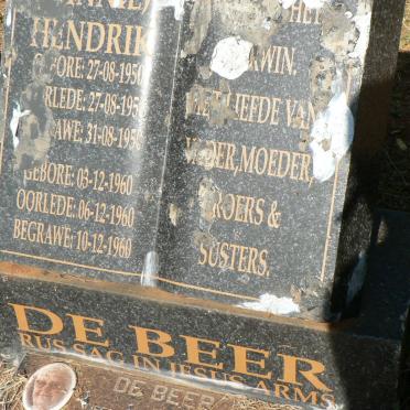 BEER Hendrik, de 1950-195? :: DE BEER ? 1960-1960