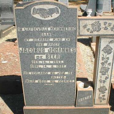 BEER Jacobus Johannes, de 1943-1957