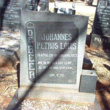 BEER Johannes Petrus Louis, de 1911-1973