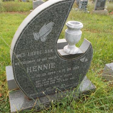 BEER Hennie, de 1944-1993