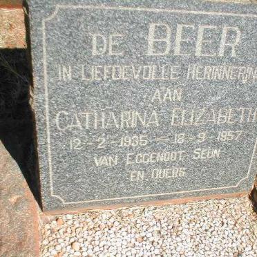 BEER Catharina Elizabeth, de 1935-1957