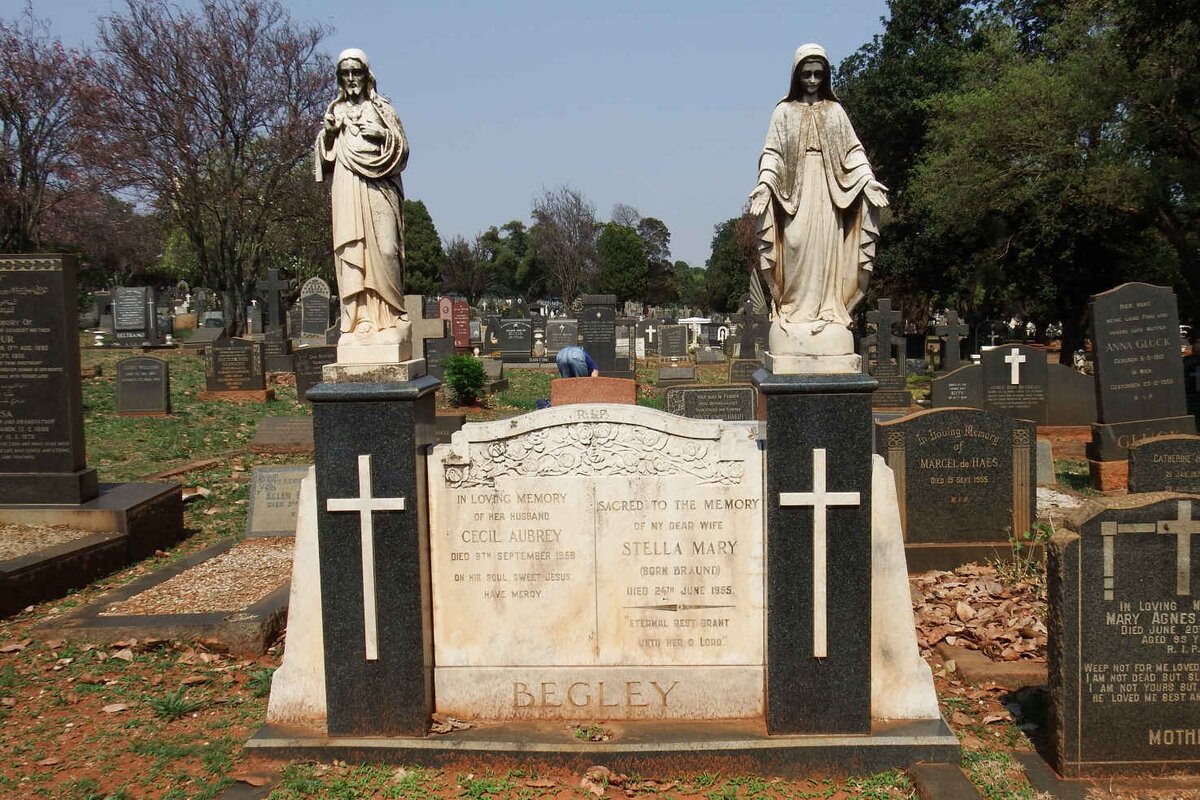 BEGLEY Cecil Aubrey -1958 &amp; Stella Mary BRAUND -1955