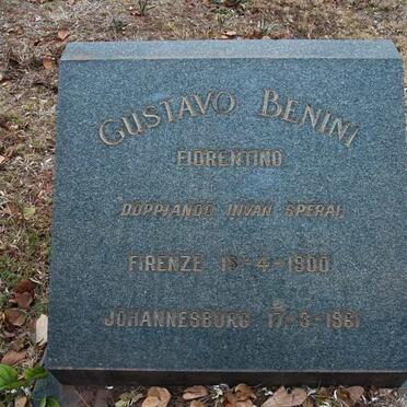 BENINI Gustavo 1900-1961