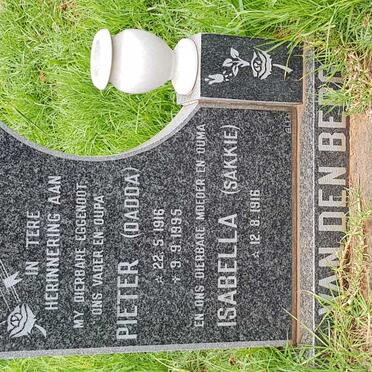 BERG Pieter, van den 1916-1995 &amp; Isabella 1916-