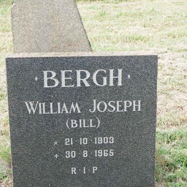 BERGH William Joseph 1903-1965