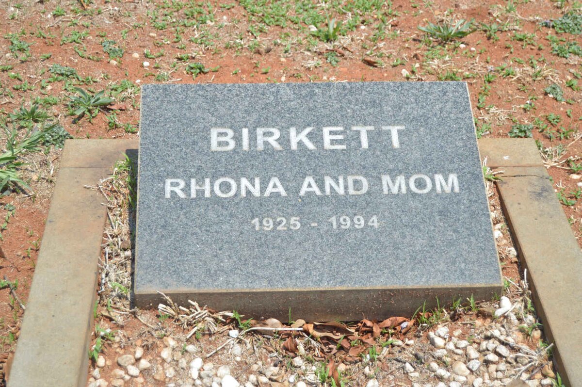 BIRKETT Rhona 1925-1994
