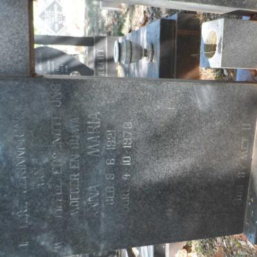 BILJON Anna Maria, van 1921-1973