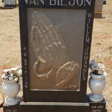 BILJON Willem Johannes, van 1943-1976