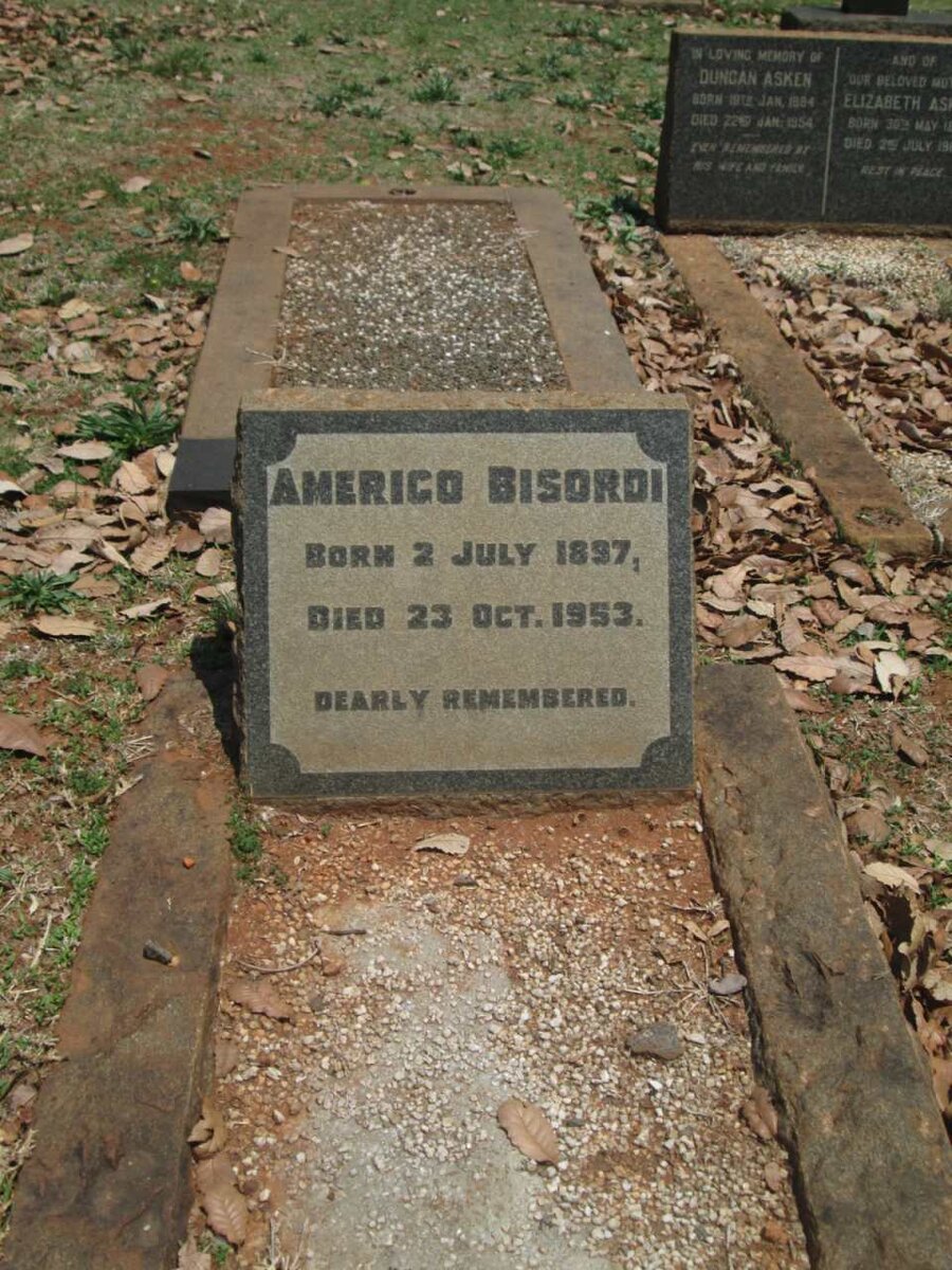 BISORDI Amerigo 1897-1953