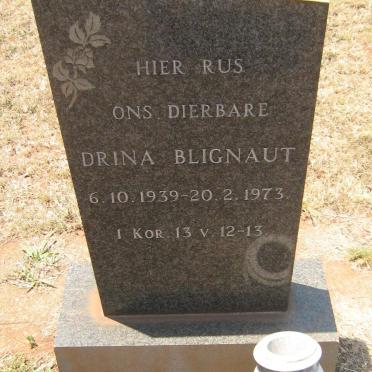 BLIGNAUT Drina 1939-1973