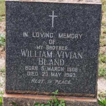 BLAND William Vivian 1908-1963