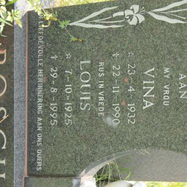 BOSCH Louis 1925-1995 &amp; Vina 1932-1990