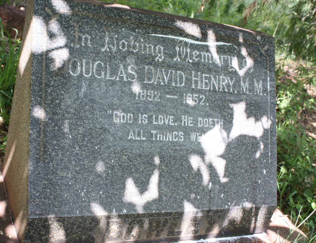 BOWLEY Douglas David Henry 1892-1952