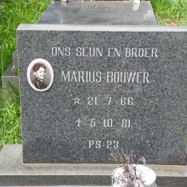 BOUWER Marius 1966-1981