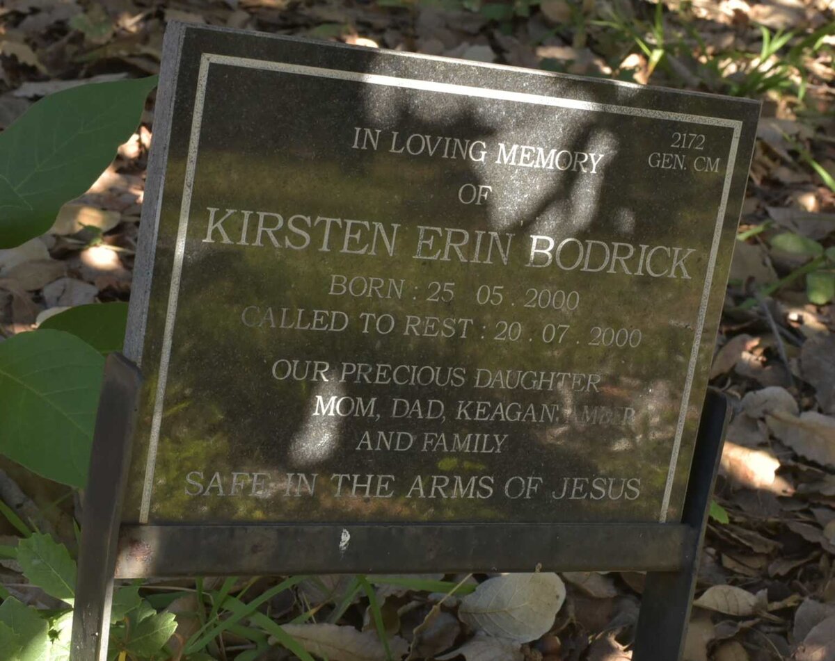 BODRICK Kirsten Erin 2000-2000