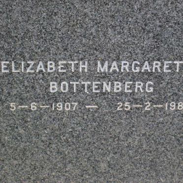 BOTTENBERG Elizabeth Margarethe 1907-1983