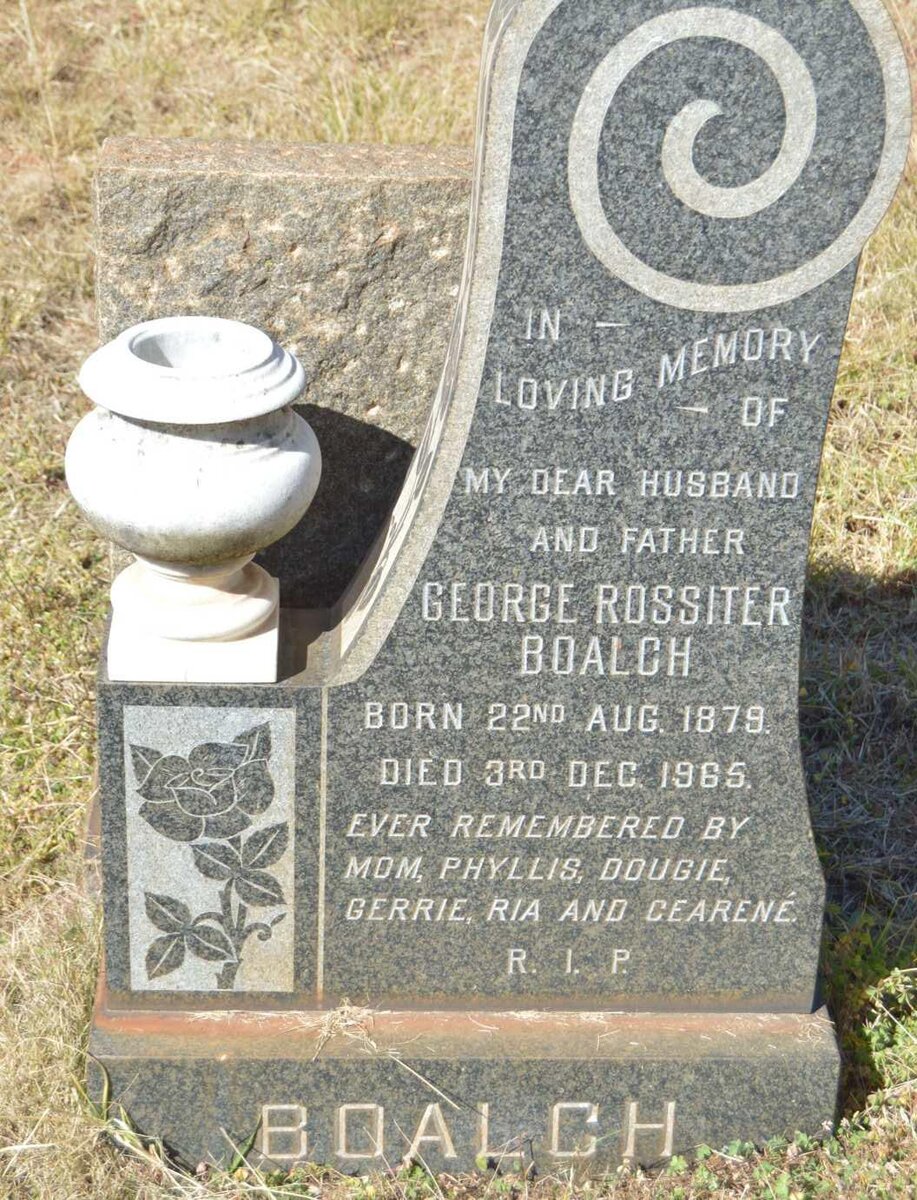 BOALCH George Rossiter 1879-1965