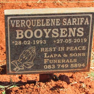 BOOYSENS Verquelene Sarifa 1993-2019