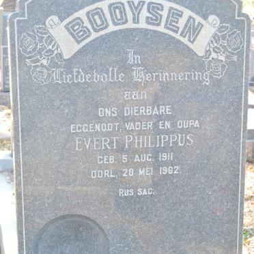 BOOYSEN Evert Philippus 1911-1962