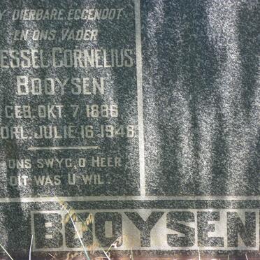 BOOYSEN Wessel Cornelius 1886-1948 :: BOOYSEN Gert Roos -1942