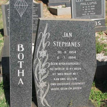 BOTHA Jan Stephanes 1954-1984