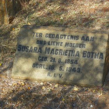 BOTHA Susara Magrietha 1854-1943