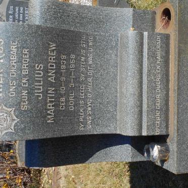 BOTHA Julius Martin Andrew 1939-1958