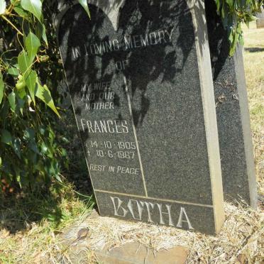 BOTHA Frances 1905-1967