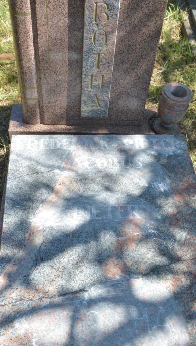 BOTHA Frederick Pieter Jacobus 