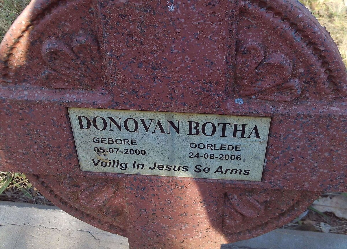 BOTHA Donovan 2000-2006