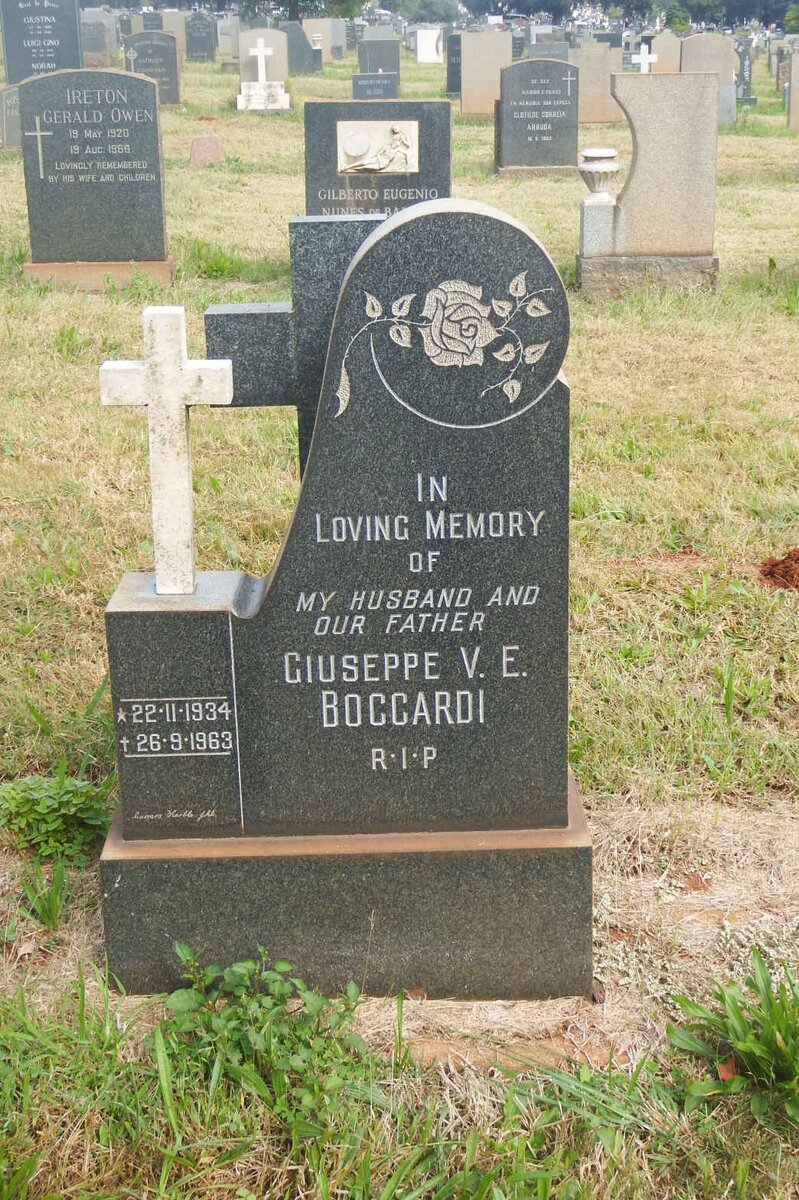 BOCCARDI Giuseppe V.E. 1934-1963