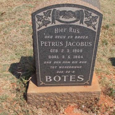 BOTES Petrus Jacobus 1909-1964