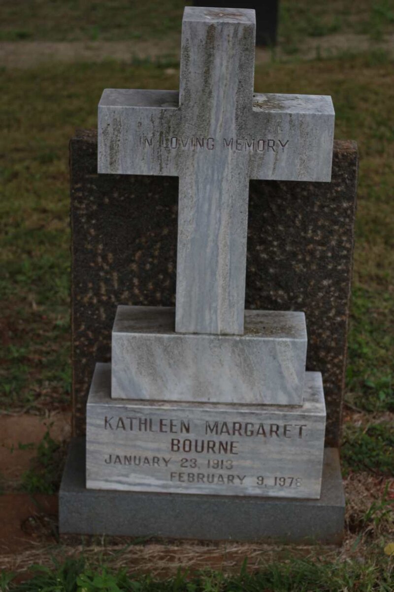 BOURNE Kathleen Margaret 1913-1978