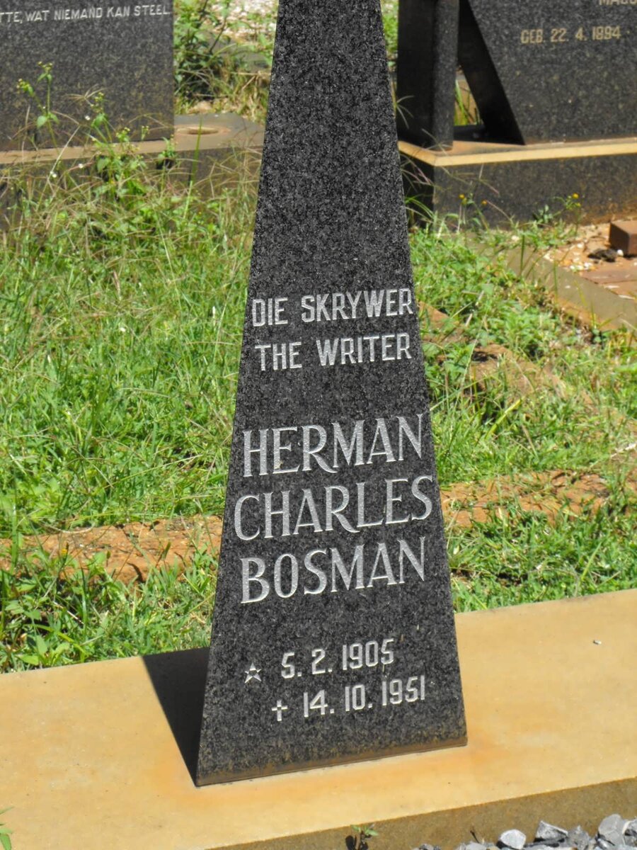 BOSMAN Herman Charles 1905-1951